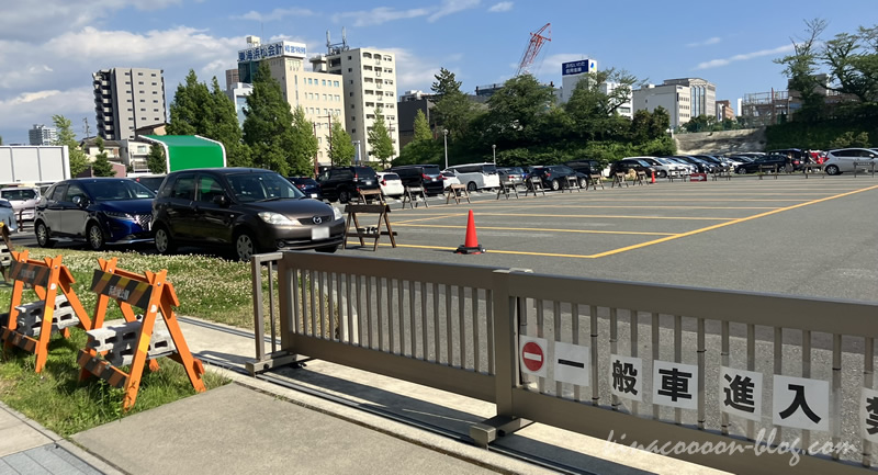 浜松城公園の駐車場