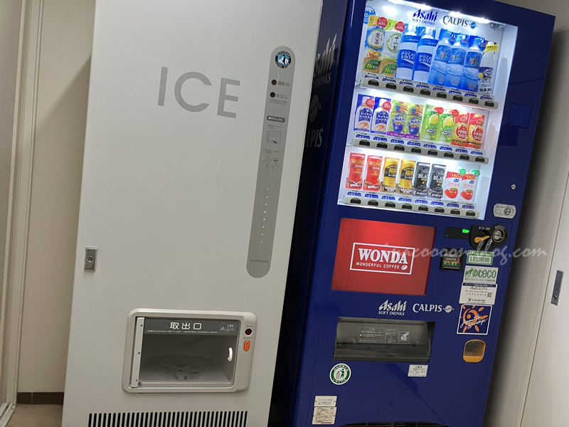 エクシブ伊豆スタンダードグレード・Cタイプ）の自販機と製氷機