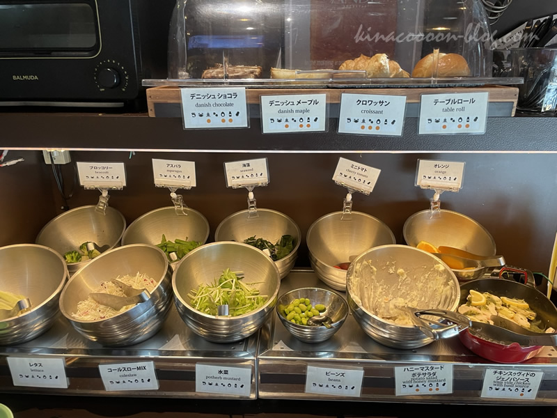 三交インGrande名古屋-HOTEL&SPA-の朝食ビュッフェのメニュー
